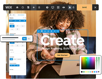 Wix editor with creator
