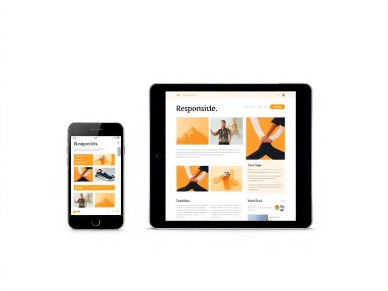 Responsive mobile-optimized Wix layout