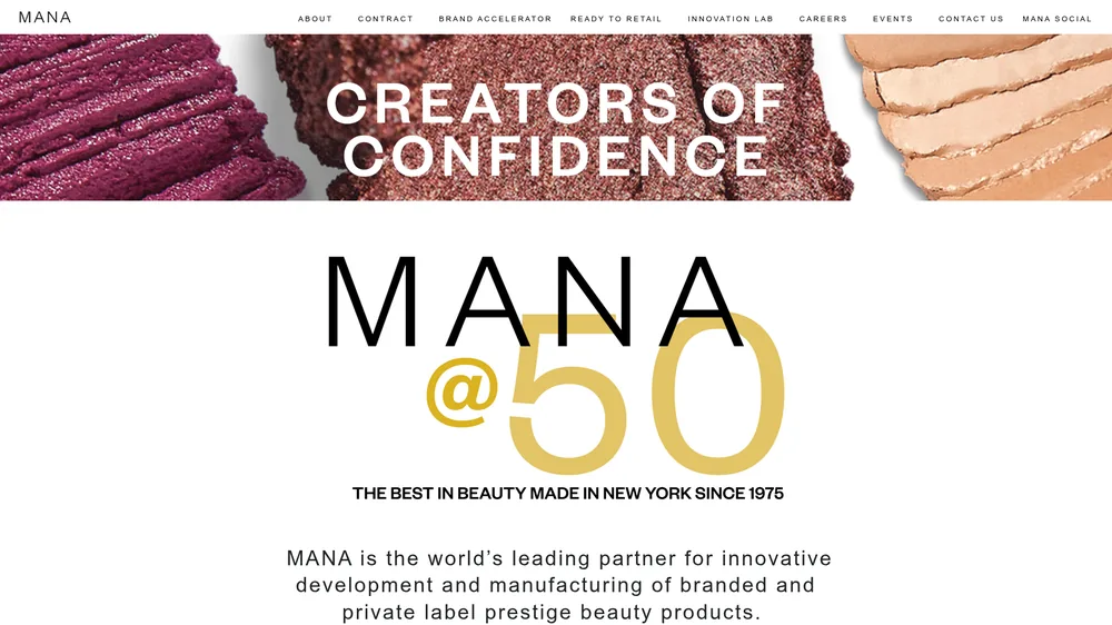 Mana Products website